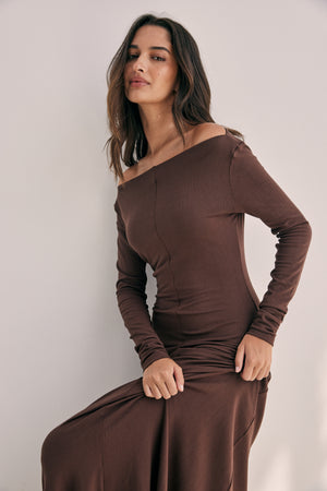 Berkely Burgundy Knit Dress