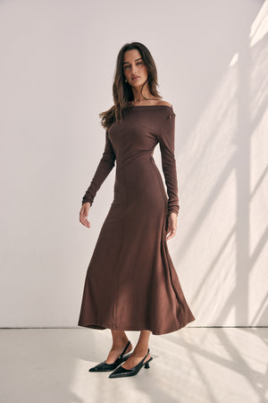 Berkely Burgundy Knit Dress