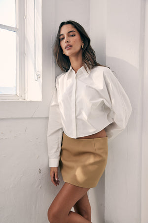 Cosette Short Length Shirt in White