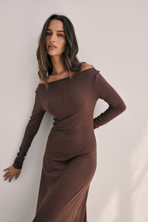 Berkely Burgundy Knit Dress